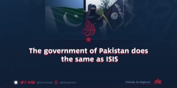 The government of Pakistan is engaging in actions similar to those of ISIS