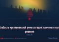 Слабость мусульманской уммы сегодня: причины и пути решения